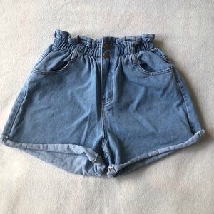 Paper bag shorts